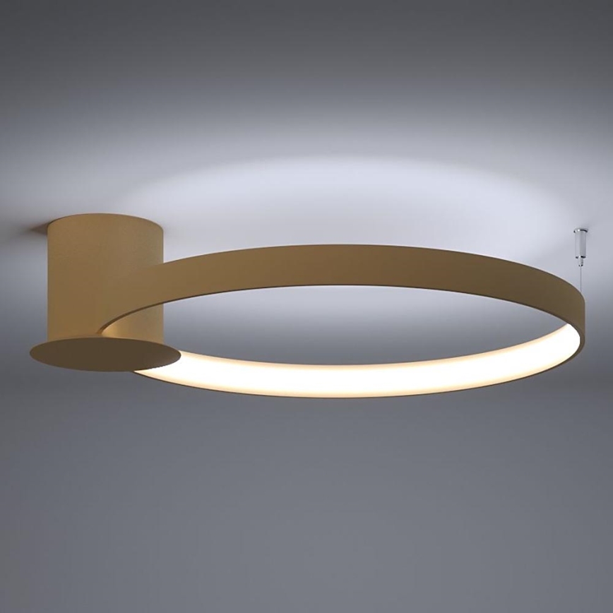Thoro TH.223 - Iluminação de teto LED RIO LED/30W/230V CRI 95 4000K diâmetro 55 cm dourado