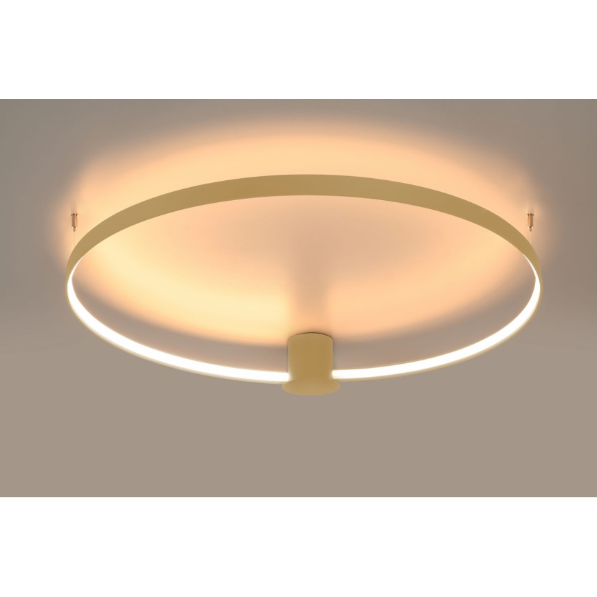 Thoro TH.224 - Iluminação de teto LED RIO LED/50W/230V CRI 90 3000K diâmetro 78 cm dourado