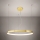 Thoro TH.246 - Candeeiro suspenso LED RIO LED/50W/230V CRI 90 3000K diâmetro 78 cm dourado