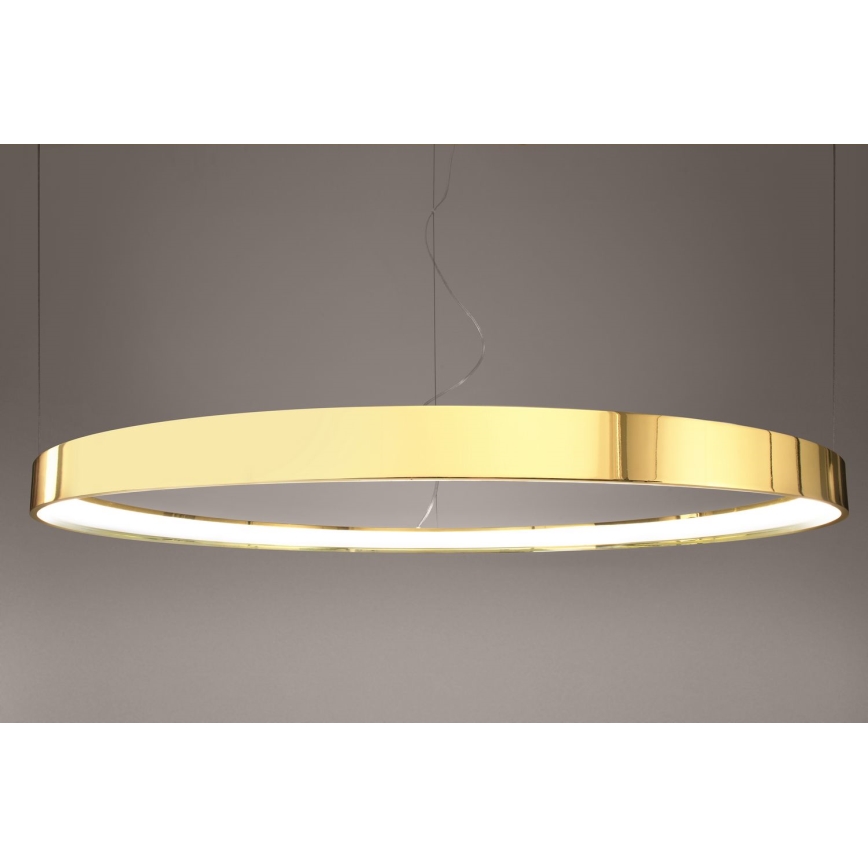 Thoro TH.246 - Candeeiro suspenso LED RIO LED/50W/230V CRI 90 3000K diâmetro 78 cm dourado