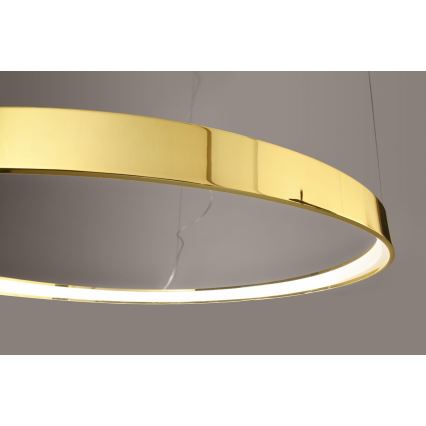 Thoro TH.246 - Candeeiro suspenso LED RIO LED/50W/230V CRI 90 3000K diâmetro 78 cm dourado