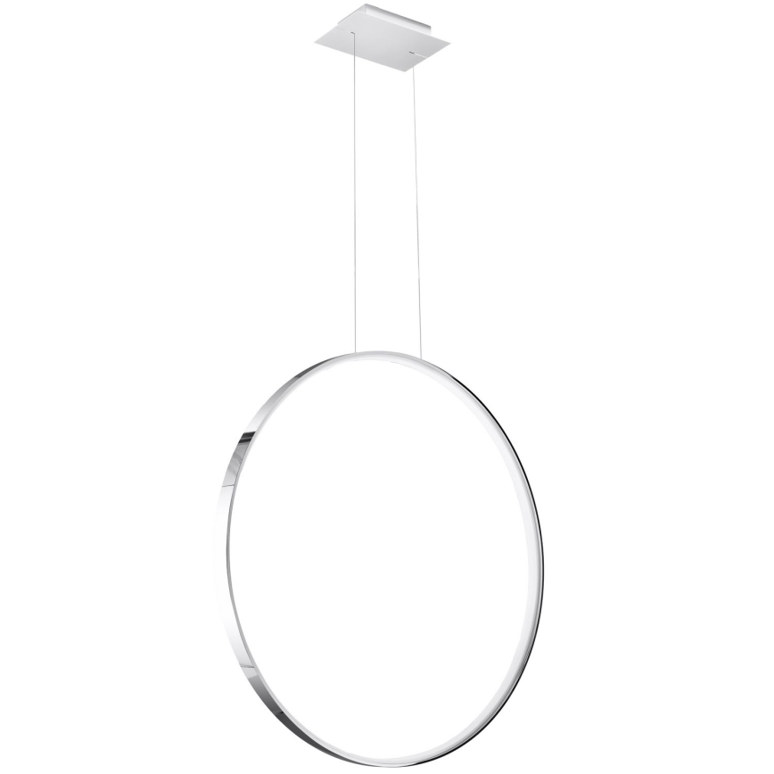 Thoro TH.249 - Candeeiro suspenso LED RIO LED/50W/230V CRI 90 4000K diâmetro 78 cm cromado brilhante