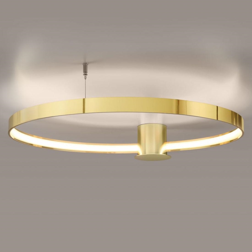 Thoro TH.252 - Iluminação de teto LED RIO LED/50W/230V CRI 90 3000K diâmetro 78 cm dourado