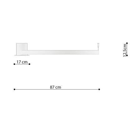 Thoro TH.252 - Iluminação de teto LED RIO LED/50W/230V CRI 90 3000K diâmetro 78 cm dourado