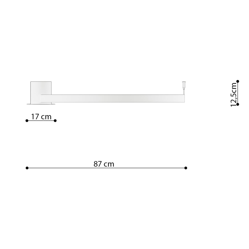 Thoro TH.252 - Iluminação de teto LED RIO LED/50W/230V CRI 90 3000K diâmetro 78 cm dourado