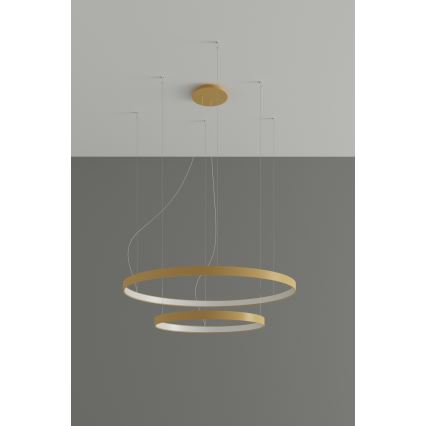 Thoro TH.268 - Candeeiro suspenso LED RIO LED/80W/230V CRI 95 4000K dourado