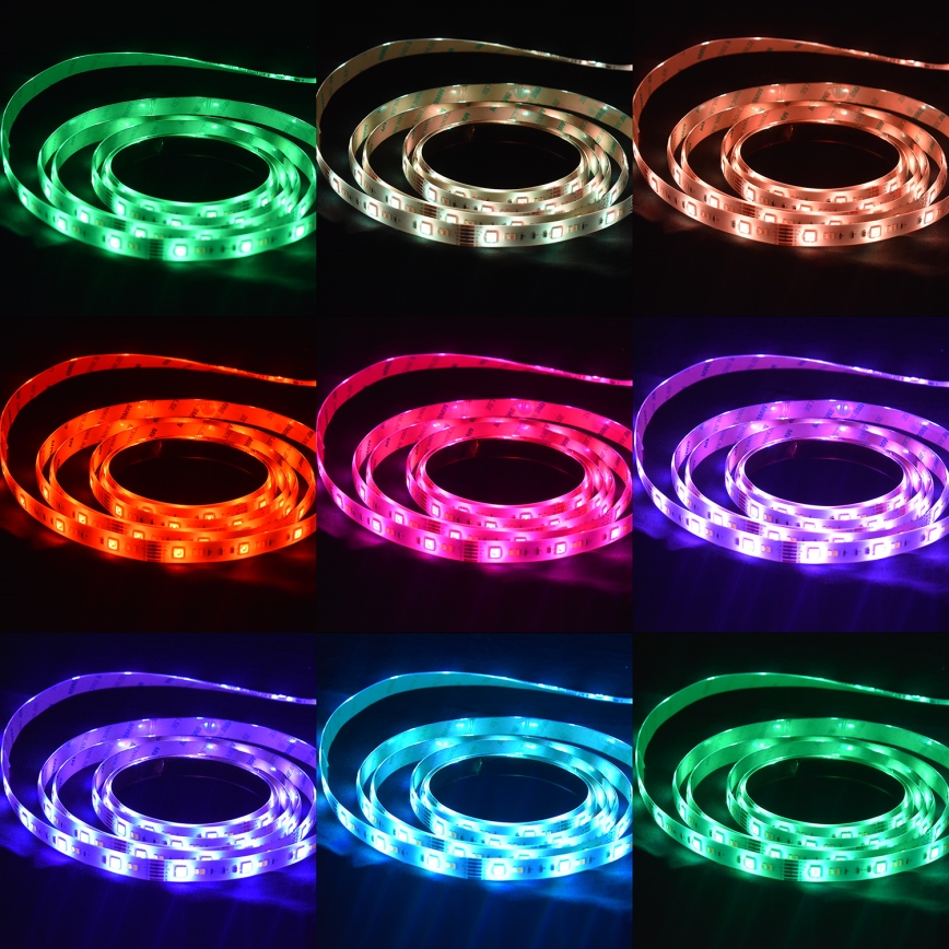 Tira de casa de banho LED RGBW com regulação LED/7,5W/12V IP65 3m Wi-Fi Tuya