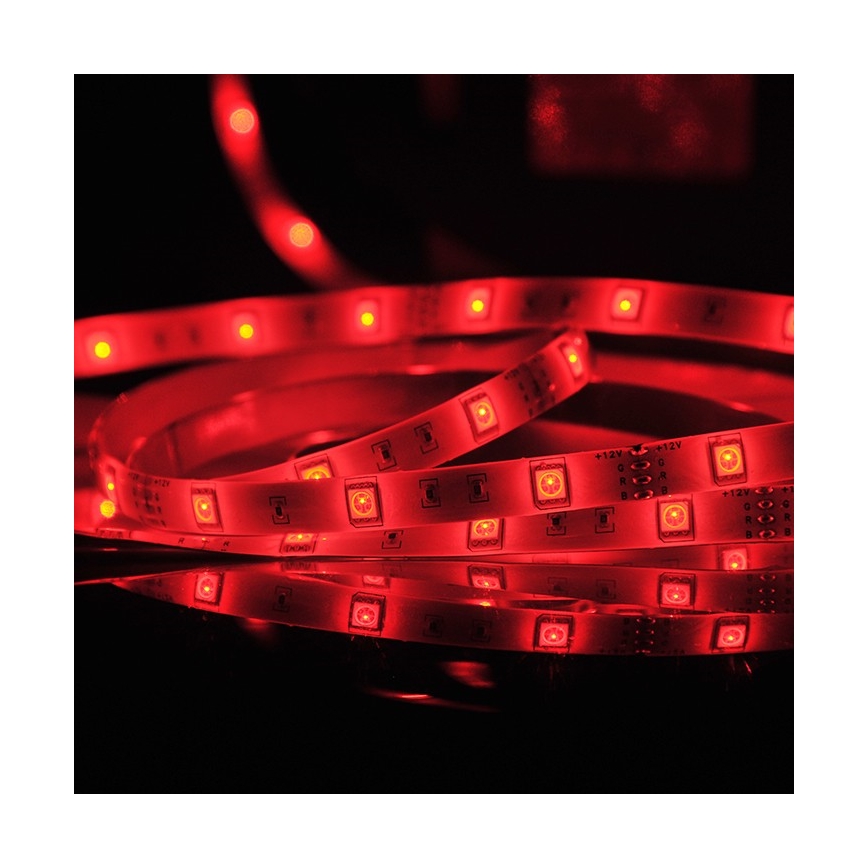 Tira exterior LED RGB com regulação 5m LED/14W/12V IP65 + CR