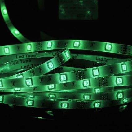 Tira exterior LED RGB com regulação 5m LED/14W/12V IP65 + CR