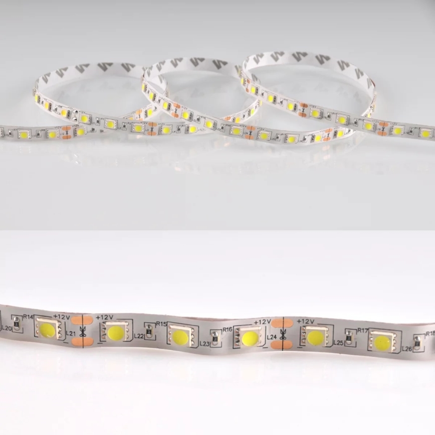 Tira LED 5m 28W/12V IP20 6500K