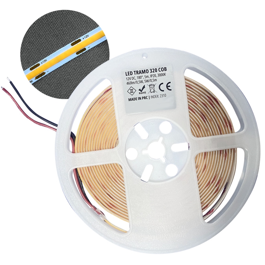 Tira LED LED/50W/12V 5 m 4000K