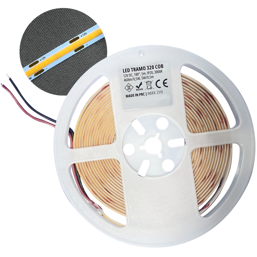 Tira LED LED/50W/12V 5 m 6500K