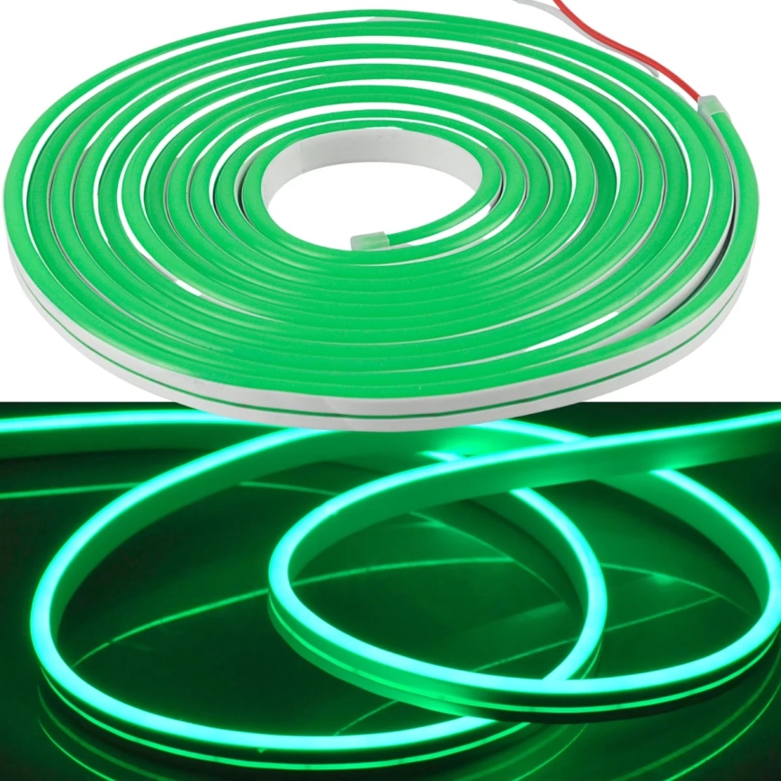 Tira LED NEON 5 m LED/23W/12V IP65 verde