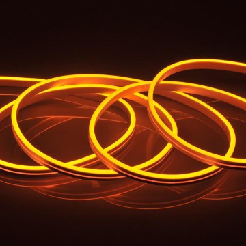 Tira LED NEON 5m LED/40W/24V laranja IP65