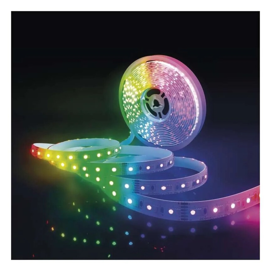 Tira LED RGB+CCT com regulação GOSMART LED/21W/230V 5 m 2700-6500K IP44 Wi-Fi + comando