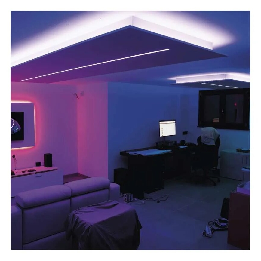 Tira LED RGB+CCT com regulação GOSMART LED/21W/230V 5 m 2700-6500K IP44 Wi-Fi + comando