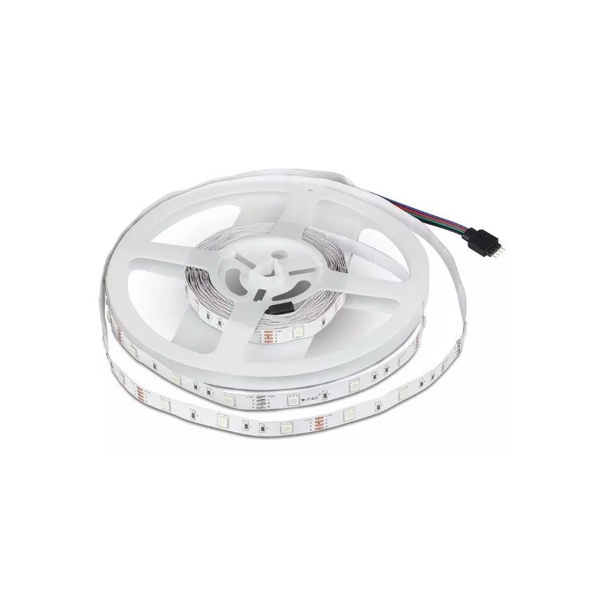 Tira LED RGB com regulação 2x5m LED/4,8W/230V + controlo remoto