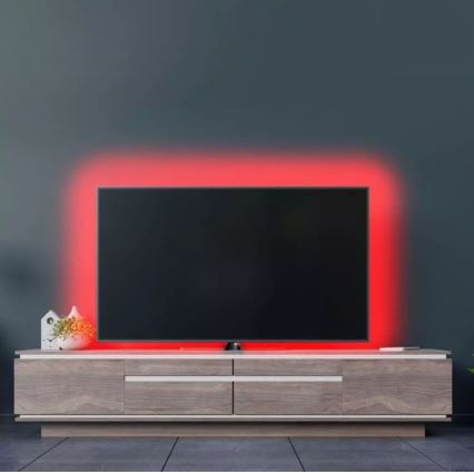 Tira LED RGB com regulação 2x5m LED/4,8W/230V + controlo remoto