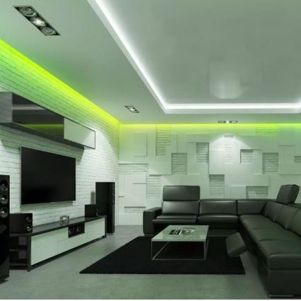 Tira LED RGB com regulação 2x5m LED/4,8W/230V + controlo remoto