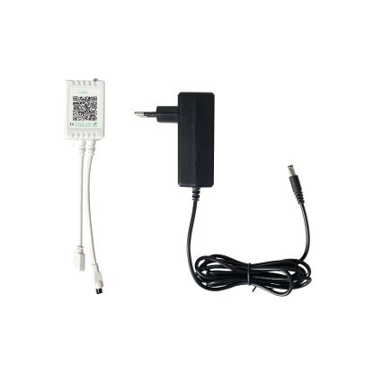 Tira LED RGB com regulação LED/12,5W/230V 5 m + comando