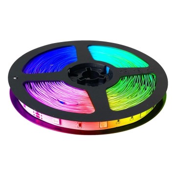 Tira LED RGB com regulação LED/14W/230V 10 m + comando