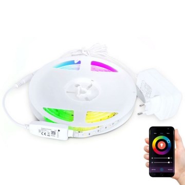 Tira LED RGB com regulação LED/24W/230V 5m 3000-6000K Wi-Fi Tuya
