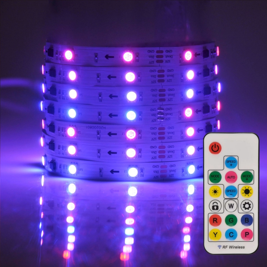 Tira LED RGB com regulação MAGIC 2 m LED/12W/230V + CR