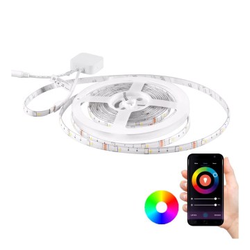Tira LED RGB com regulação Wi-Fi + função de música LED/16W 5 m Tuya