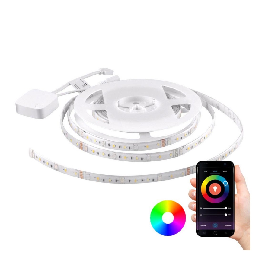 Tira LED RGB com regulação Wi-Fi + função de música LED/20W 5 m Tuya