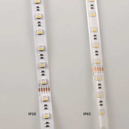 Tira LED RGBW com regulação 3m LED/22W/24/230V + controlo remoto