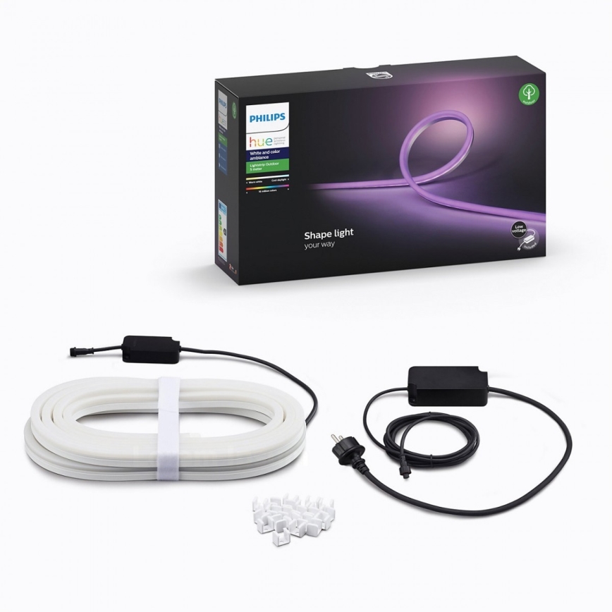 Tira LED RGBW com regulação Philips Hue LED/40W 5m IP67