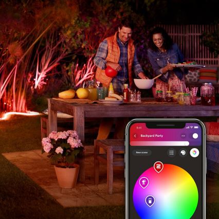 Tira LED RGBW com regulação Philips Hue LED/40W 5m IP67