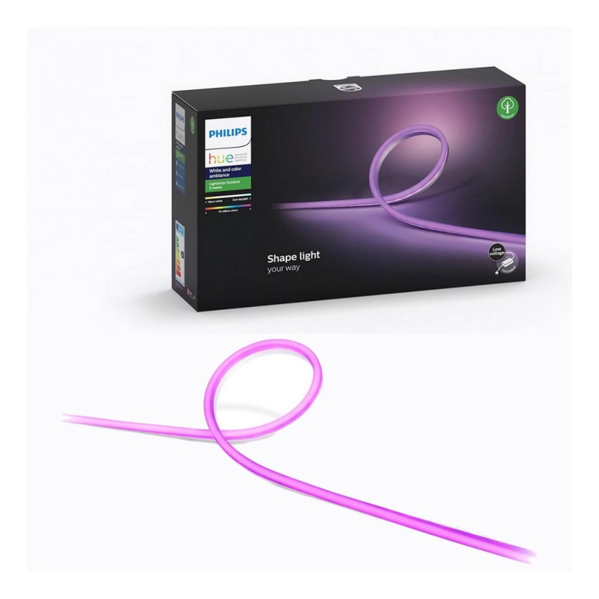 Tira LED RGBW com regulação Philips Hue LED/40W 5m IP67
