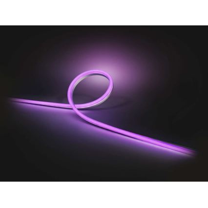 Tira LED RGBW com regulação Philips Hue OUTDOOR STRIP LED/20,5W 2m IP67