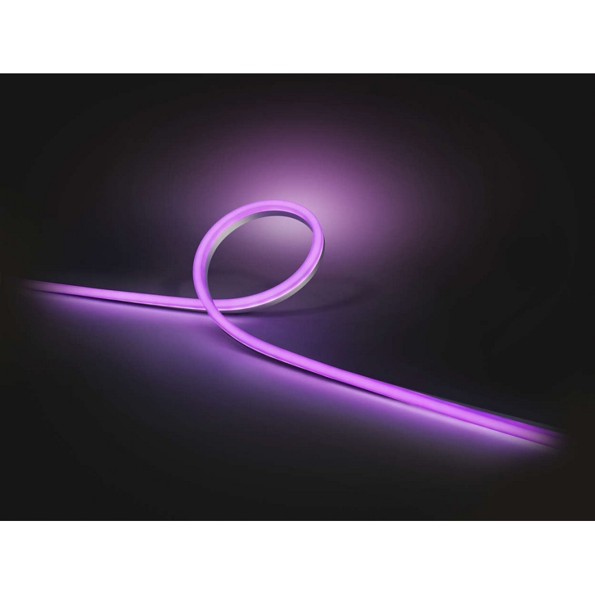 Tira LED RGBW com regulação Philips Hue OUTDOOR STRIP LED/20,5W 2m IP67