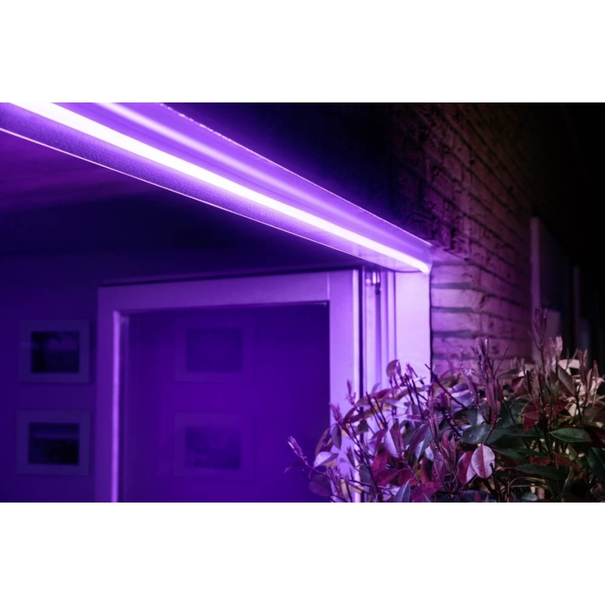 Tira LED RGBW com regulação Philips Hue OUTDOOR STRIP LED/20,5W 2m IP67