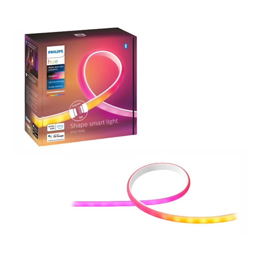 Tira LED RGBW com regulação Philips Hue WHITE AND COLOR AMBIANCE LED/20W/230V 2 m