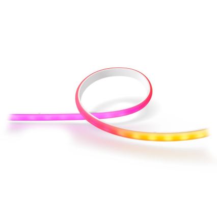 Tira LED RGBW com regulação Philips Hue WHITE AND COLOR AMBIANCE LED/20W/230V 2 m
