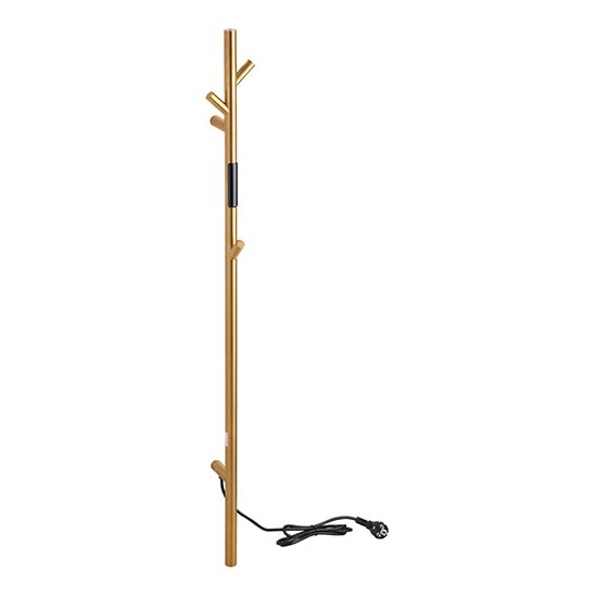 Toalheiro 10,3x118 cm aço inoxidável/dourado