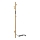 Toalheiro 10,3x118 cm aço inoxidável/dourado