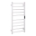 Toalheiro 45x96 cm inox/branco