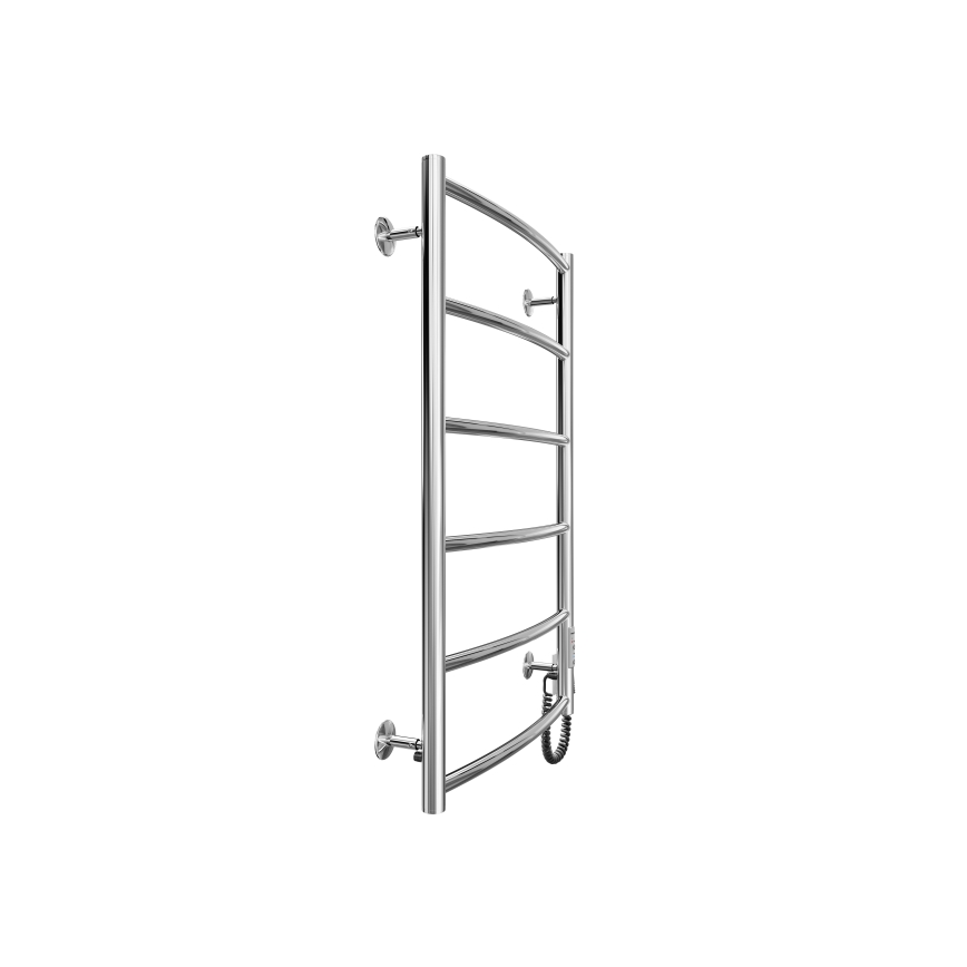 Toalheiro aquecido em escada CLASSIC 100W/230V 81x53cm aço inoxidável/cromado brilhante direita