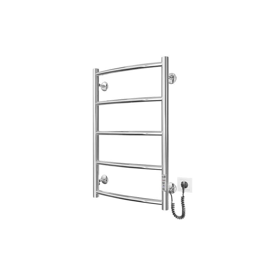 Toalheiro aquecido em escada CLASSIC 60W/230V 66x43 cm aço inoxidável/cromado brilhante direita