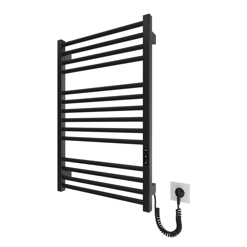 Toalheiro aquecido em escada HF DERBY 170W/230V 77x53 cm preto