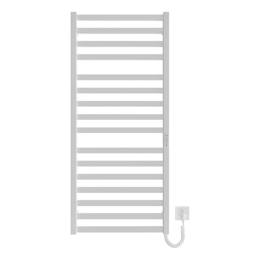 Toalheiro aquecido em escada HF OXFORD 255W/230V 117x53 cm branco direita