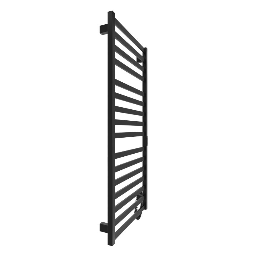 Toalheiro aquecido em escada HF OXFORD 255W/230V 117x53 cm preto