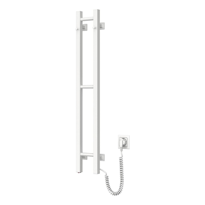 Toalheiro eléctrico SILOUETTE 187W/230V 101,1 cm IP44 branco direito de perfil quadrado