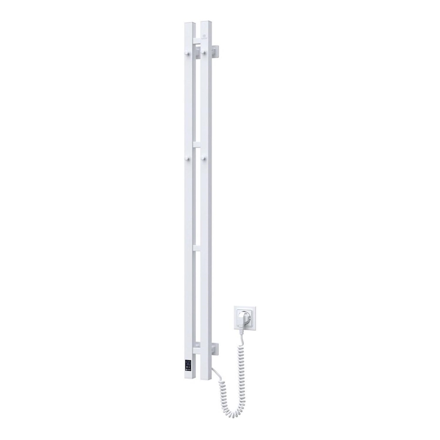 Toalheiro elétrico com termóstato SILOUETTE 187W/230V 120,6 cm IP44 branco direita angular