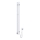 Toalheiro elétrico com termóstato SILOUETTE 187W/230V 120,6 cm IP44 branco direita angular