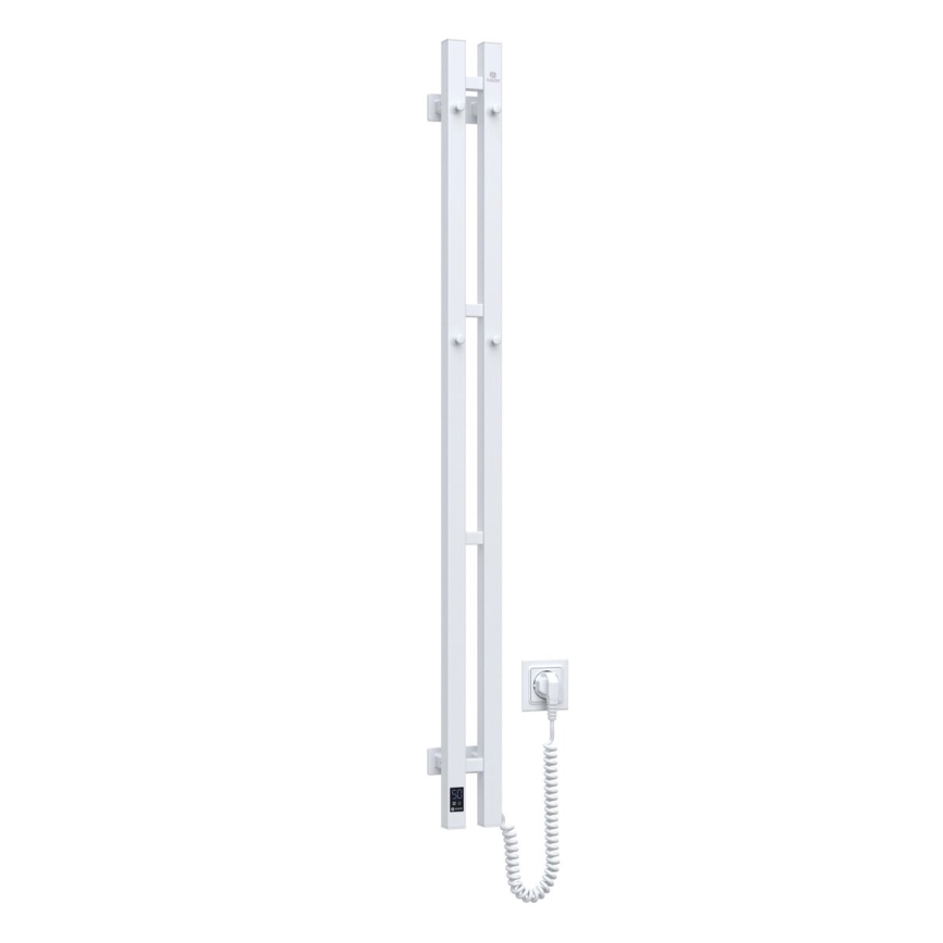 Toalheiro elétrico com termóstato SILOUETTE 187W/230V 120,6 cm IP44 branco direita angular
